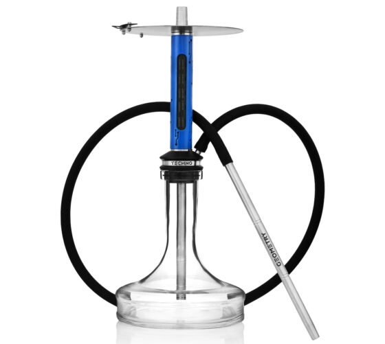 Geometry Hookah Techno Blue