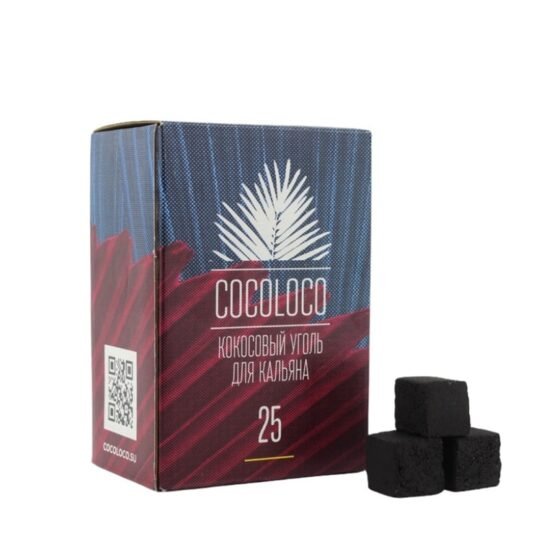 Cocoloco premium 25x25 - Κάρβουνα ναργιλέ