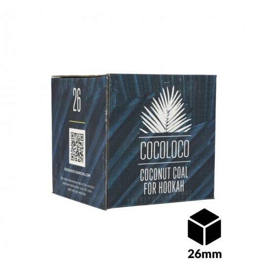 Cocoloco Premium 26x26 - Κάρβουνα ναργιλέ