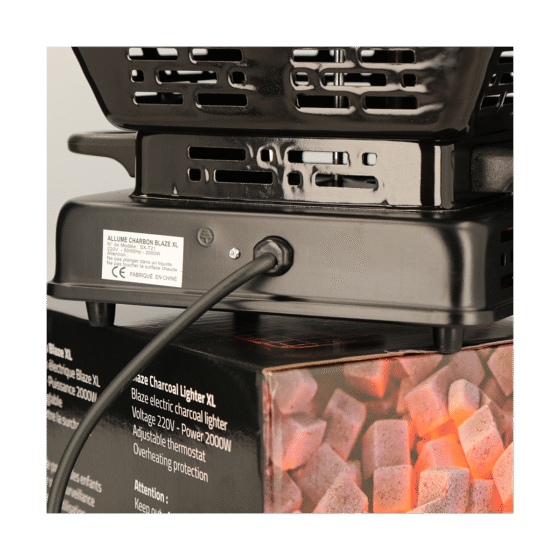 Ηλεκτρική Θερμάστρα για κάρβουνα Blaze XL 2000W - Image 2
