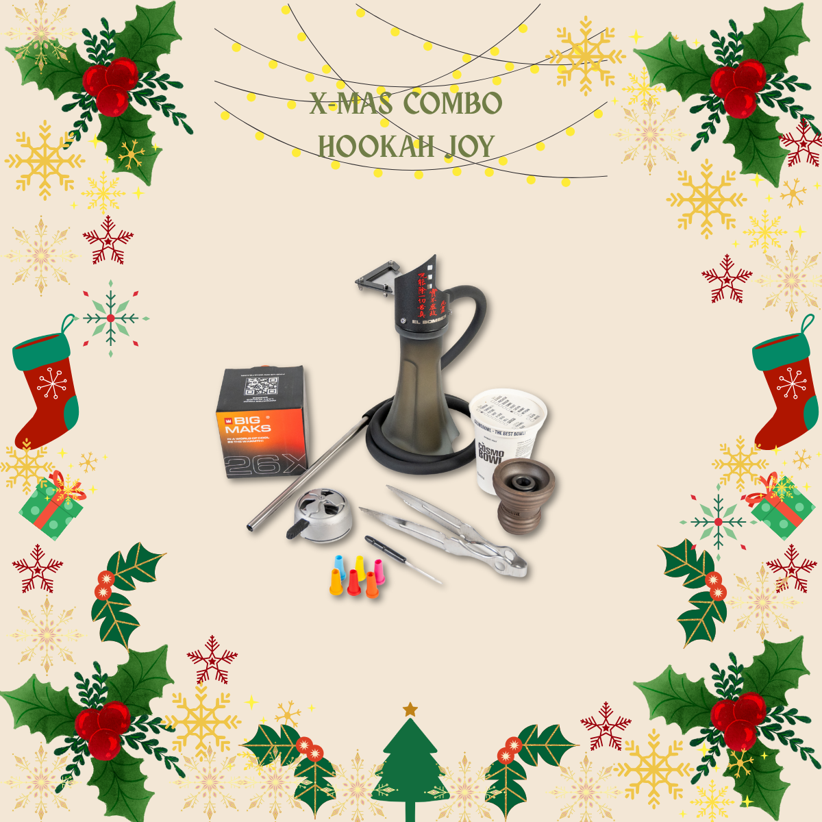 Hookah Xmas Combo El Bomber Hookah Xmas Combo El Bomber