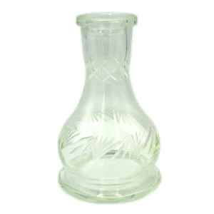 Γυάλα ναργιλέ Vessel Glass Mini Drop Edge 6 διάφανη – 21cm