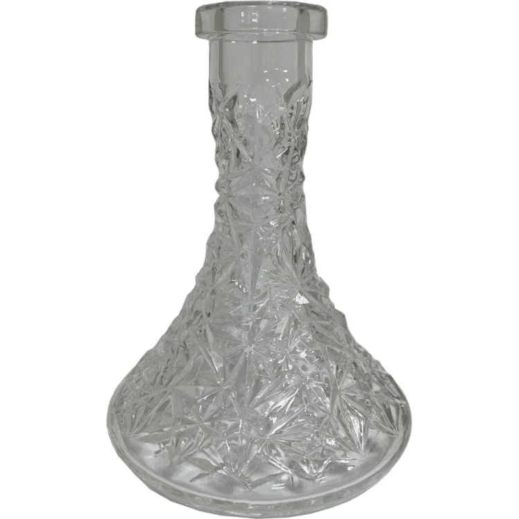 Γυάλα Ναργιλέ Vessel Glass Craft Crystal Transparent – Διάφανη Diamond Cut