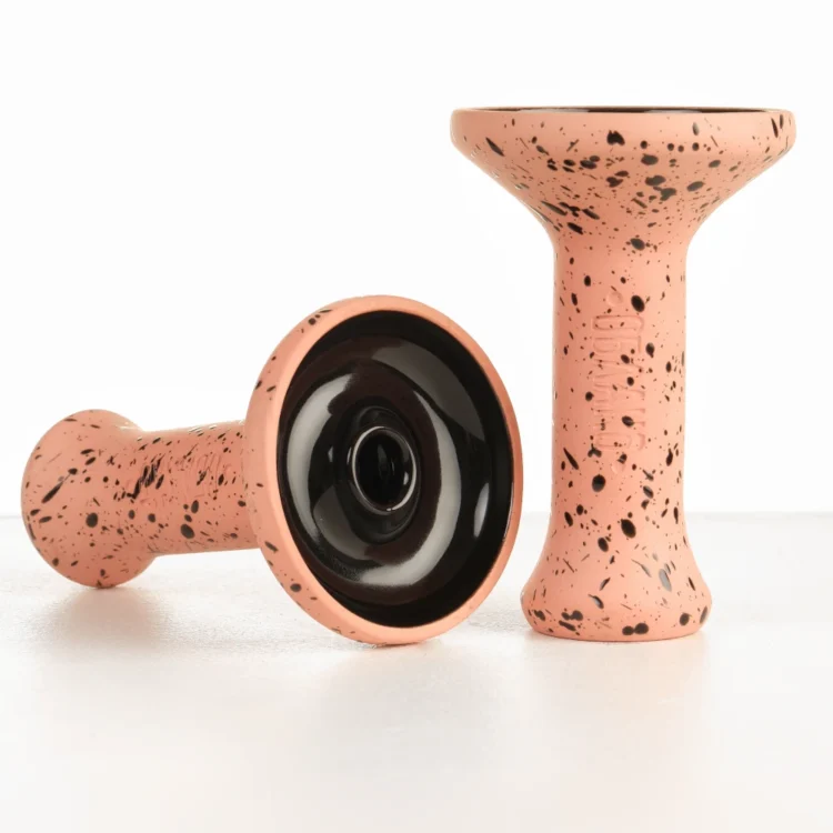 Μπολ ναργιλέ Oblako MONO Phunnel M σε χρώμα Dark Pink, ροζ με μαύρες πιτσιλιές