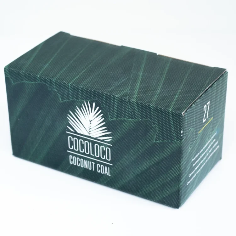 Cocoloco 27mm κάρβουνα ναργιλέ, συσκευασία 54 τεμαχίων